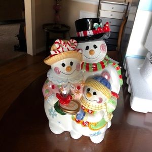 Fitz and Floyd Frosty Friends Cookie Jar